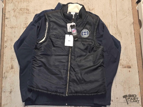 NEW!!! (4) Sports Team Jackets & Vest