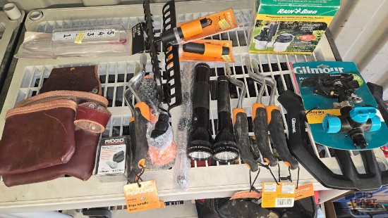 Rain Bird, Flashlights, Weeder & More