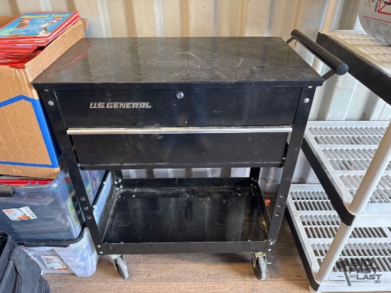U.S. General Rolling Toolbox & Tie-down Straps