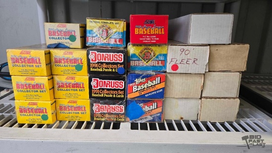 Over (10,000) Baseball & Football Trading Cards