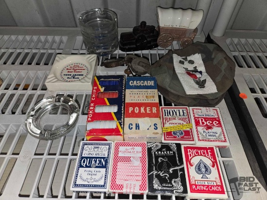 Decks of Cards, Ashtrays & More