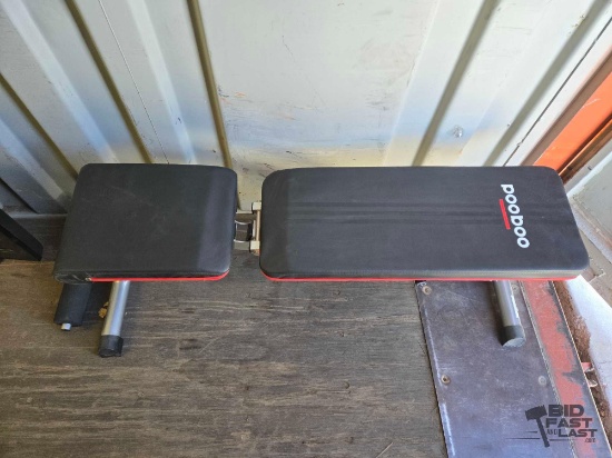 PooBoo Adjustable Weight Bench