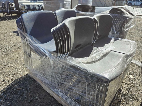 (30) Molded Plastic Stackable Chairs