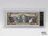 Authenticated Uncirculated $2 Idaho, Montana, Wyoming-Yellowstone National Park Note
