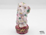 Exclusive Chamart Elephant Limoges Trinket Box