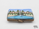 Postcard Limoges Trinket Box
