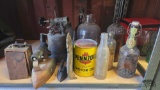 Glass Bottles, Vintage Irons & More