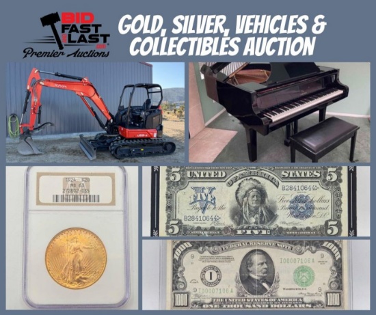 Gold, Silver, Vehicles & Collectibles Auction 2025