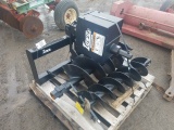 Lowe 1650 QT Post Hole Digger/Unused/2 augers 18in. &12in.