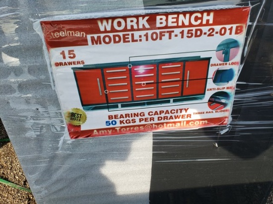 15 Drawer Red Workbench