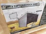 12x20 Skid Mtd Livestock Shed