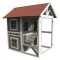 Advantek Row Grey House Rabbit Hutch