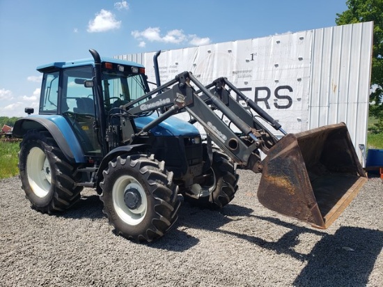 New Holland TS100 4x4 w/Cab/heat/Air/Quicke Q940 Loader