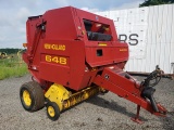 New Holland 648 Round Baler w/Net