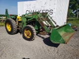 John Deere 2555 diesel 4x4 Loader w/Backhoe