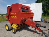 New Holland 648 Round Baler w/Net