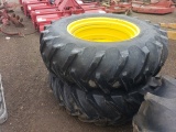 18.4x34 Rear Wheels and Tires/JD