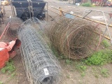 Several Rolls of used woven Wire