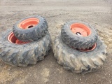 Set Of Kubota Wheels and Tires