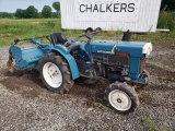 Mitsubishi 1550FD 4x4 w/Rear Tine Tiller