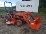 Kubota B7500 4x4 w/Ldr/Belly Mower