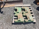 (8) John Deere Suitcase Weights