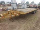 22ft Pintle Hitch Equipment Trailer