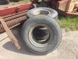 (4) 10.00x20 Truck Tires and wheels