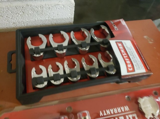 Craftsman 10PC 3/8in Drive Flare Nut Crowfoot Wrench Set