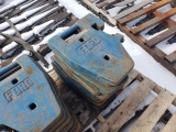 (10) Ford 100# Suitcase Weights