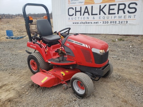 Massey Ferguson GC1705 4x4 w/Belly Mower