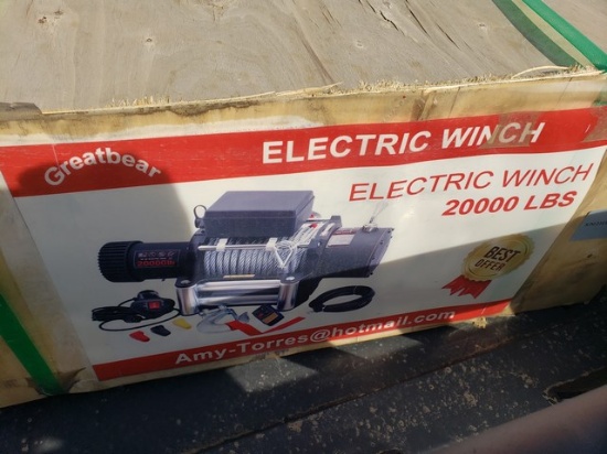 20,000 # Electric Winch