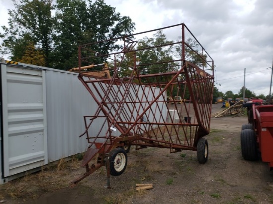 Agri Link Bale Basket Wagon | Farm Equipment & Machinery Farm Wagons &  Trailers Hay Wagons & Trailers | Online Auctions | Proxibid
