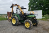 John Deere 6405 4x4 w/Alamo Side Flail Mower