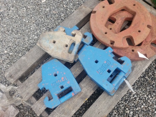 (6) Ford Suitcase Weights