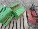 (10) John Deere suitcase Weights