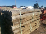 6x8 Treated Fence Post (28 in a bundle