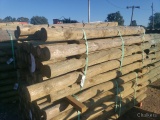 4x7 Treated Fence Posts (45 in a bundle)