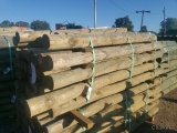 4x7 Treated Fence Posts (45 in a bundle)