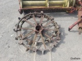 Pair Steel Wheels