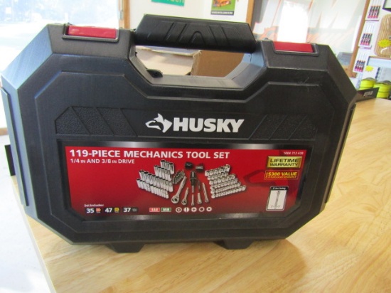 Husky 119pc mechanics tool set
