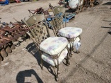 4 Metal Indoor chairs