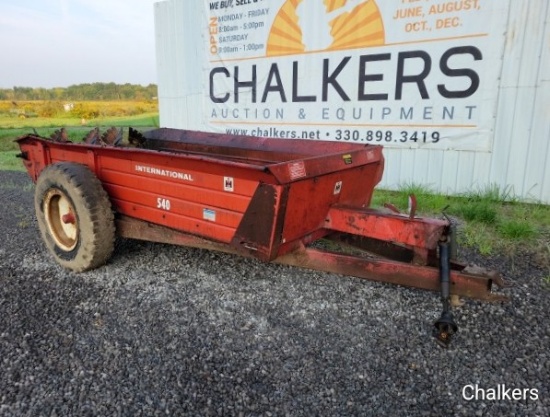 International 540 PTO Manure Spreader