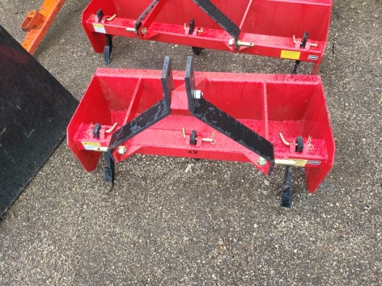 Lowery 42in. 3pt. Box Blade/New