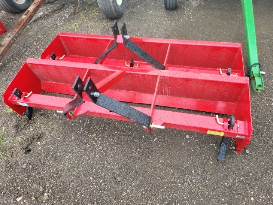 Lowery 6ft. Economy 3pt. Box Blade/New