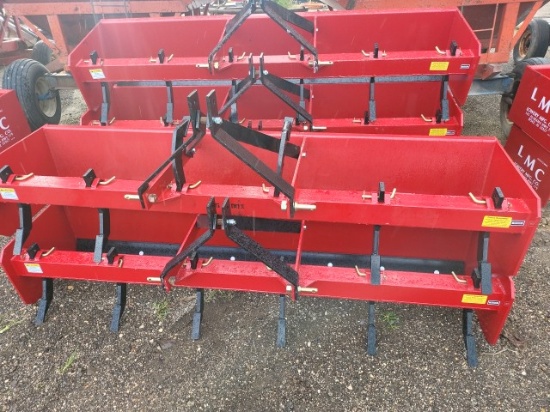 Lowery 8ft. 3pt. Box Blade/New