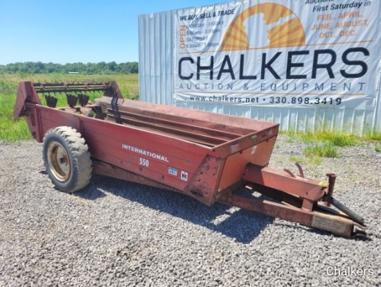 International 550 PTO Manure Spreader