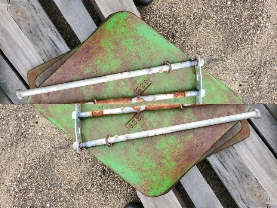 (8) John Deere Suitcase Weights