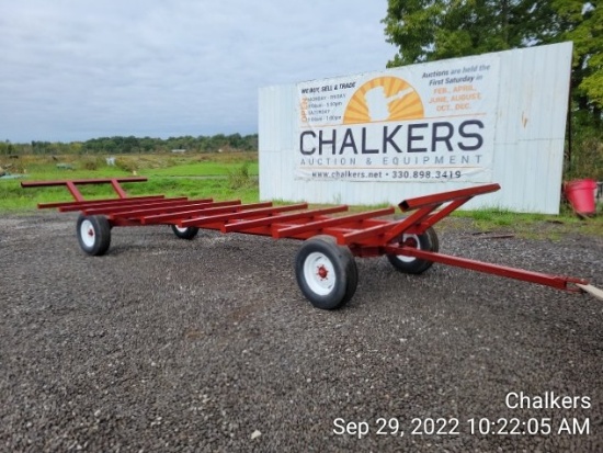 Round Bale Hauler Wagon