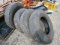 (4) 11Rx22.5 Tires